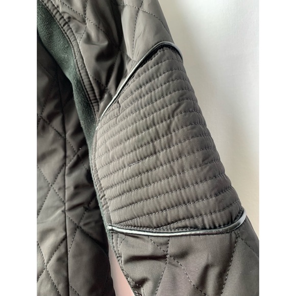 XS, BCBGMaxAzria, black quilted winter jacket - Picture 11 of 16